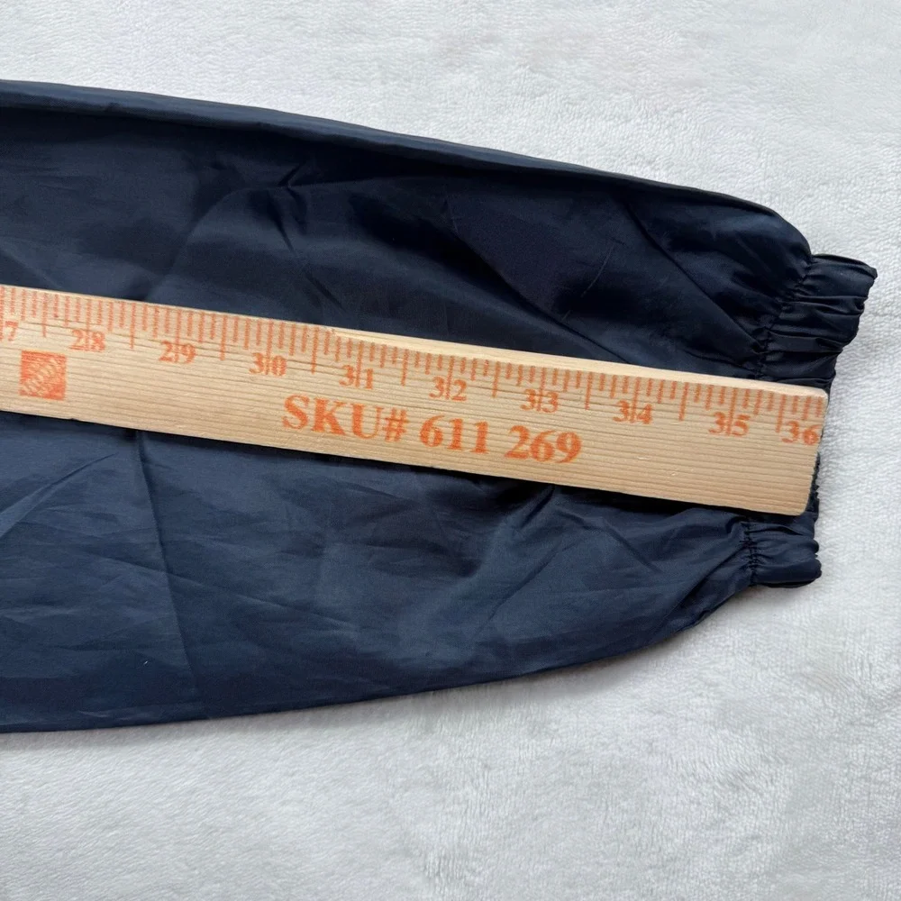 USA Olympics Windbreaker Jacket Mens XL Navy Blue Mesh Lined Full Zip Vintage